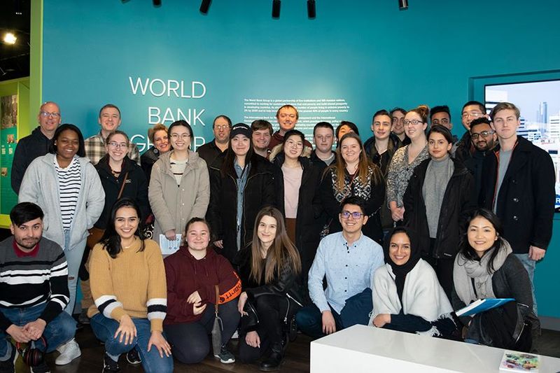 Penn State Behrend students visited the World Bank in Washington, D.C., during Spring Break in March 2019.